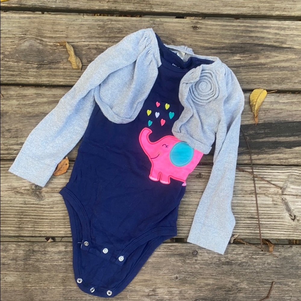 (4/$15) Toddler Girls Top and Sweater 24 Months